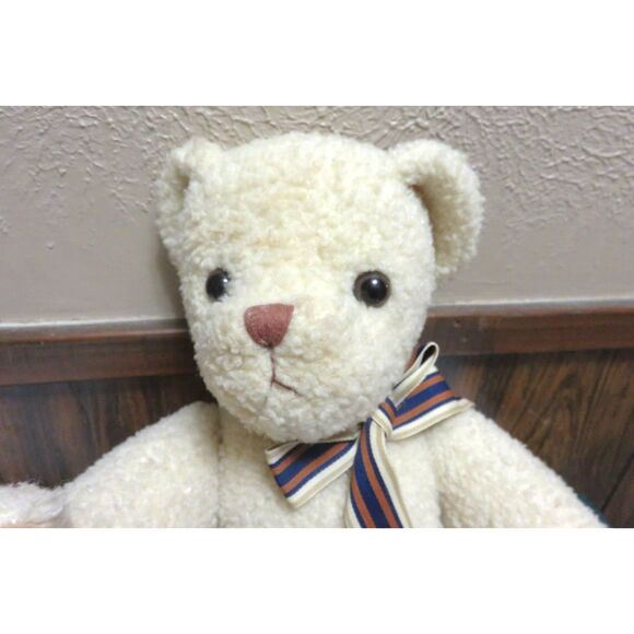 Dept 56 15" JOINTED PLUSH TEDDY BEAR - Picture 2 of 4